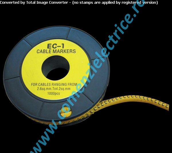 Marcaj de cablu EC-0-b min/Sectiune 1.5-3.2