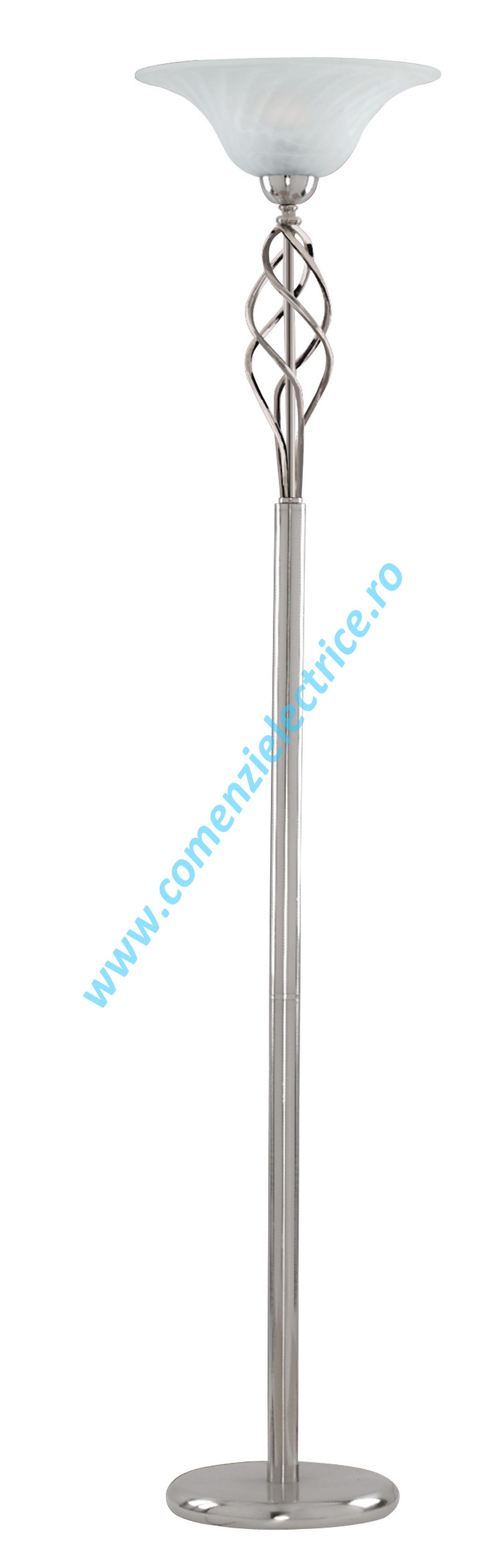 Lampadar Uplighter & Floor Lamps argintiu 1x100W E27