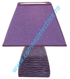 Veioza Mona violet 1x40W E14