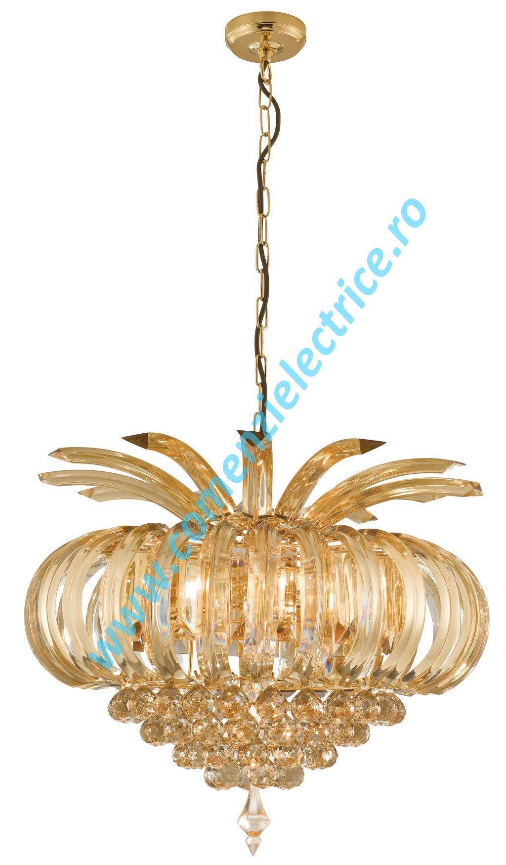 Candelabru Sigma auriu 5x60W E14