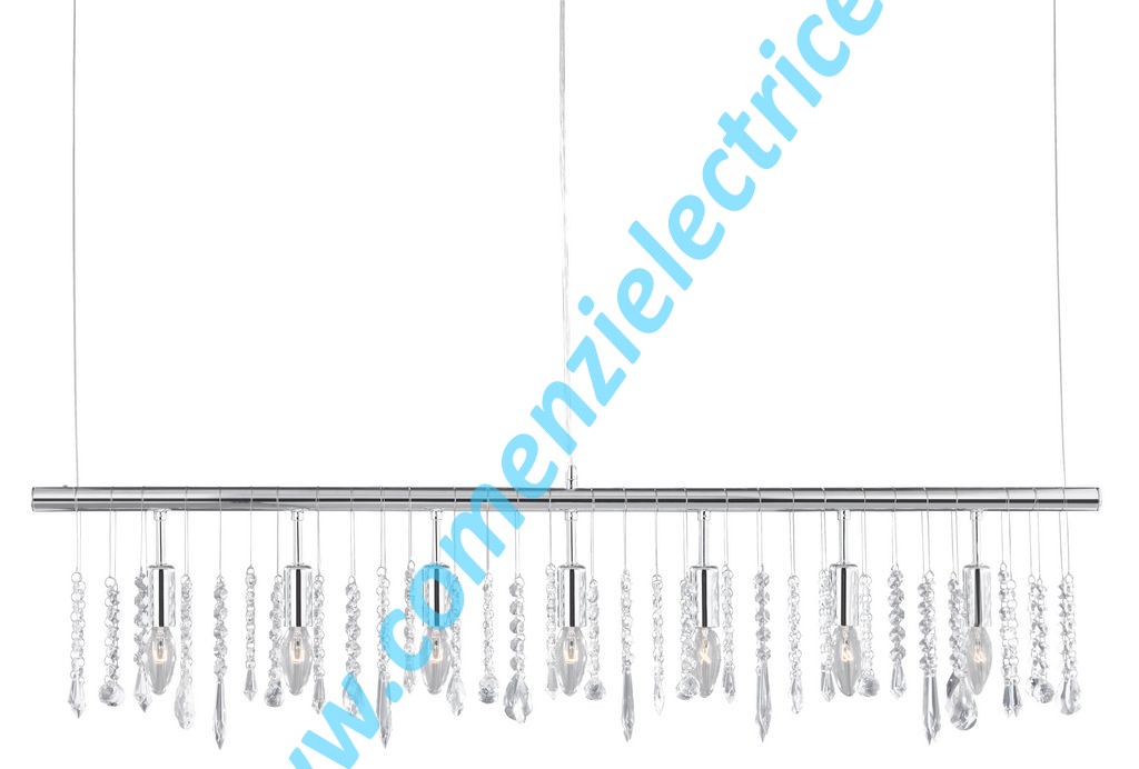 Candelabru Safia crom 7x60W E14