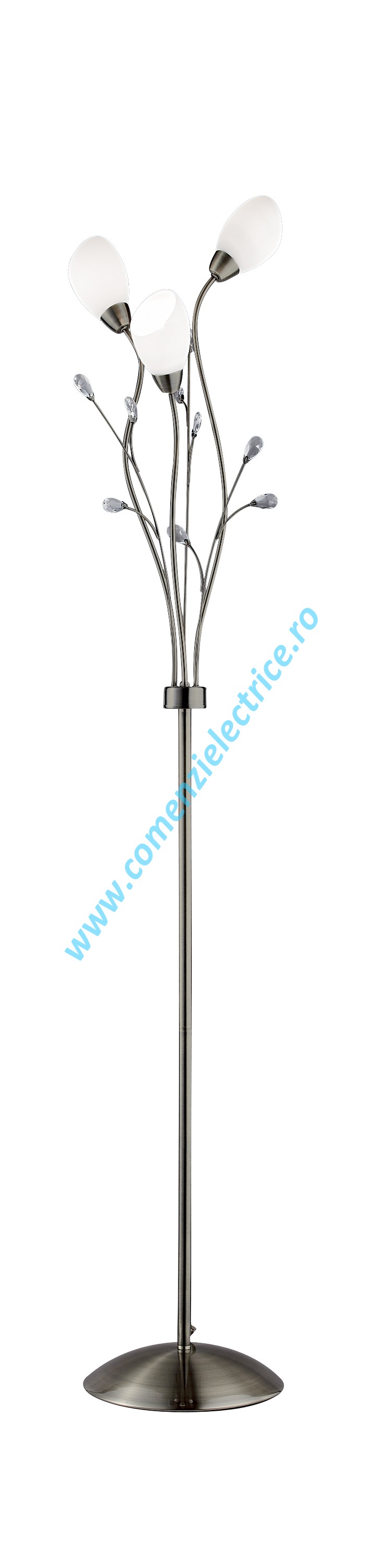 Lampadar Gardenia EU4763AB aur antic 3x40W E14