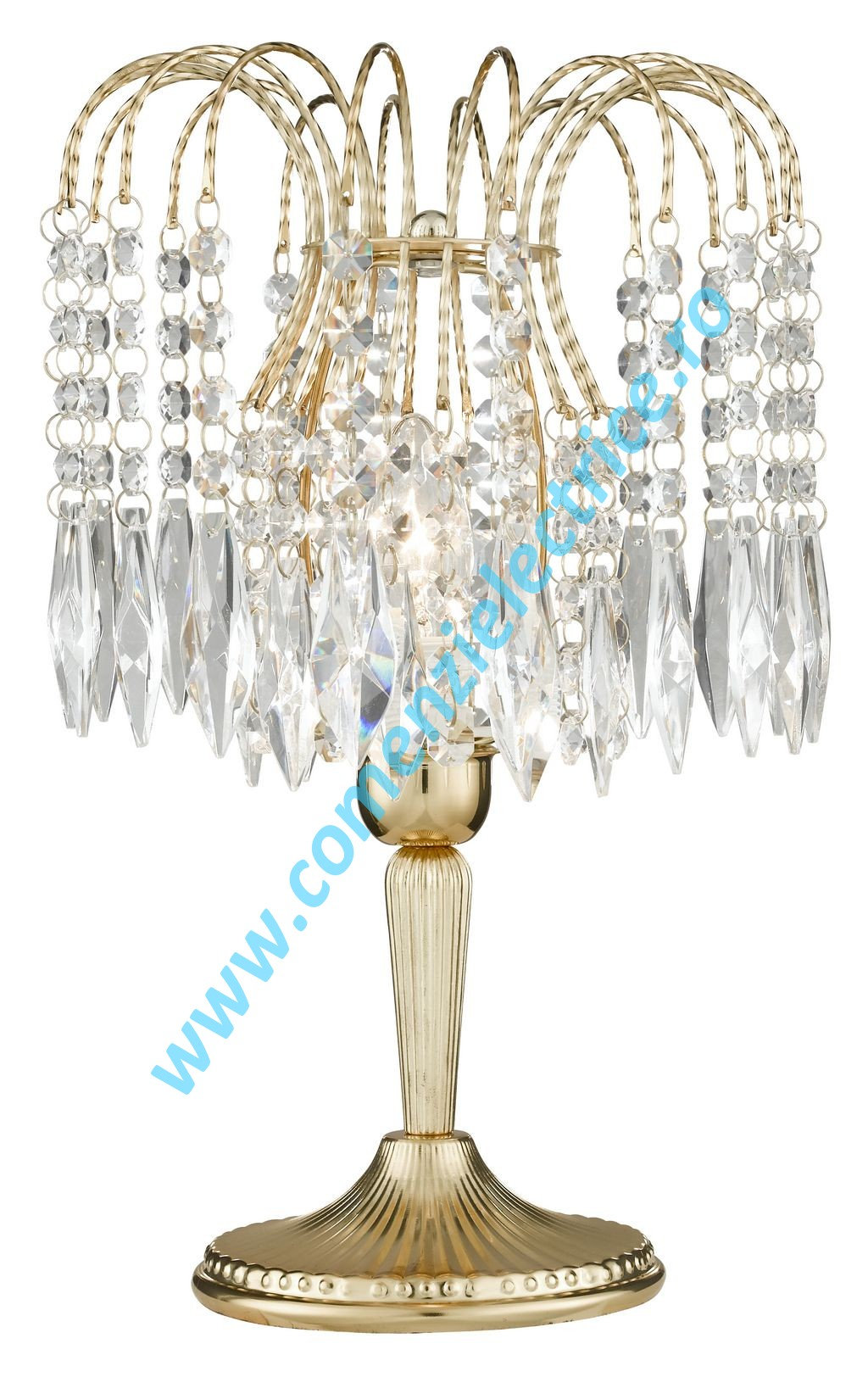 Candelabru Waterfall auriu 1x60W E14