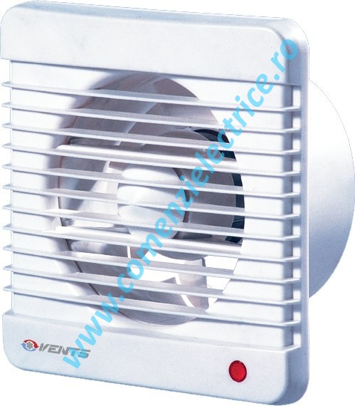Ventilator axial 150mm cu timmer, intrerupator pe fir si senzor de umiditate Vents