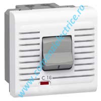 DISJUNCTOR MAGNETO-TERMIC 1P+N 230V 16A 2 MODULE ALB LEGRAND MOSAIC