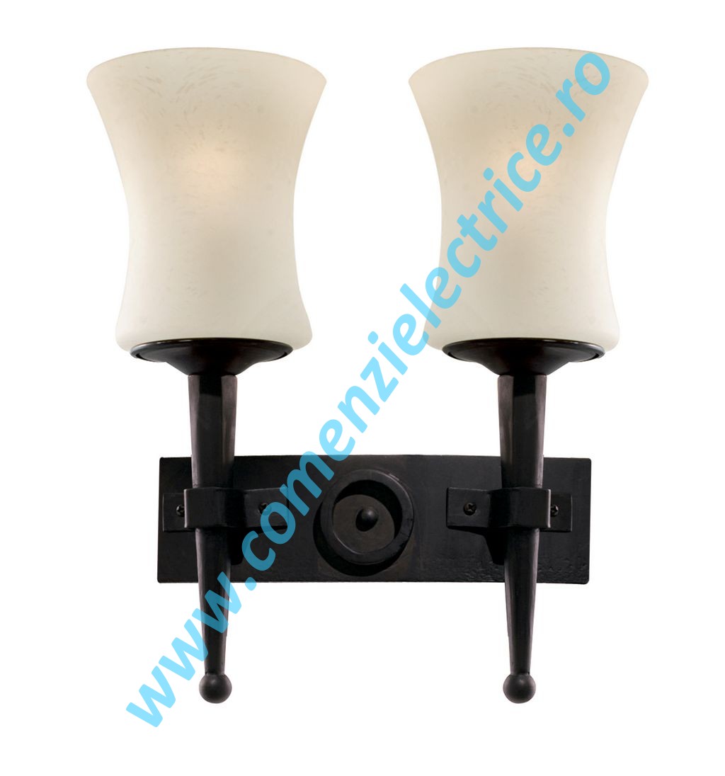 Aplica Cartwheel 0812-2BK maro 2x60W E27