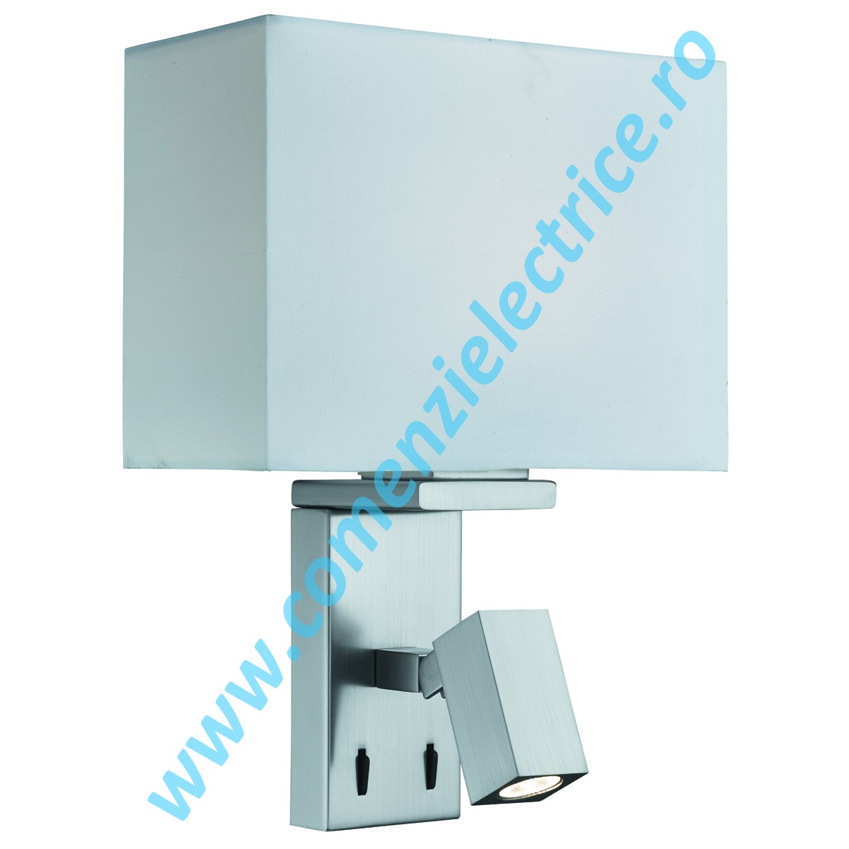 Aplica Adjustable Wall 0882SS argintiu E27 1x40W LED 2W 200LM lumina calda