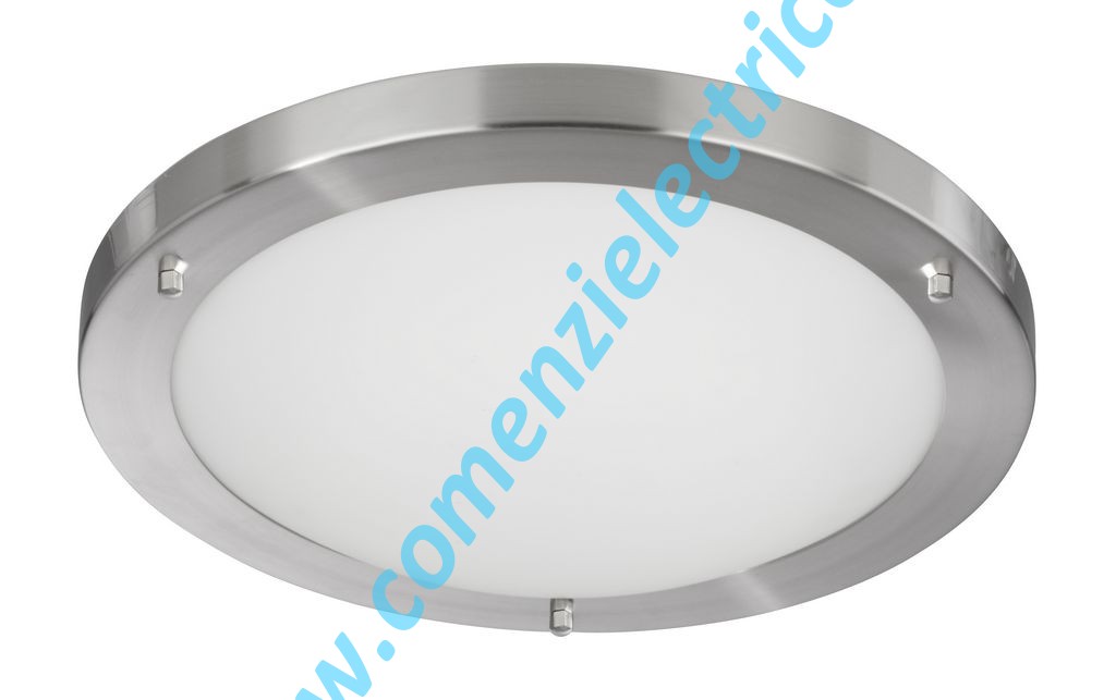 Plafoniera Bathtoom 10633SS argintiu 2D 1x28W 