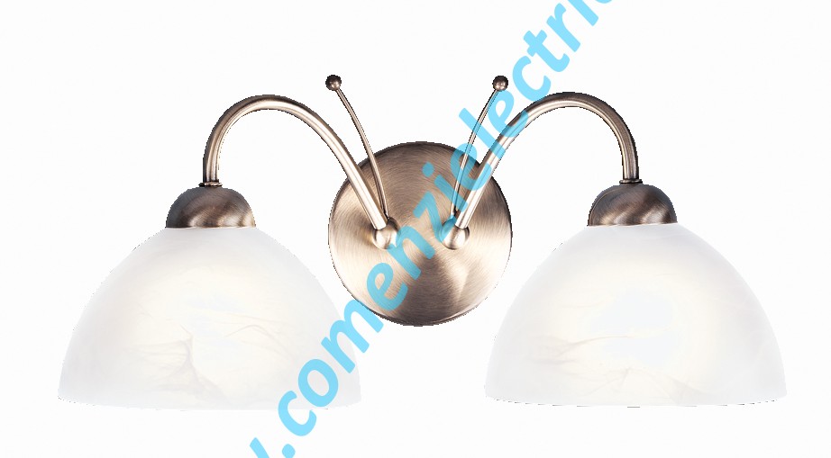 Aplica Milanese 1132-2AB aur antic 2x60W E14
