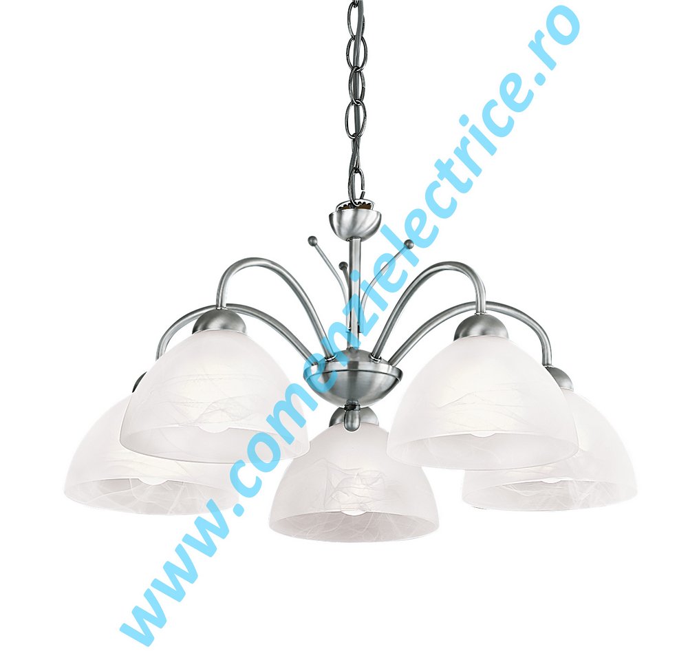 Lustra Milanese 1135-5SS argint 5x60W E14