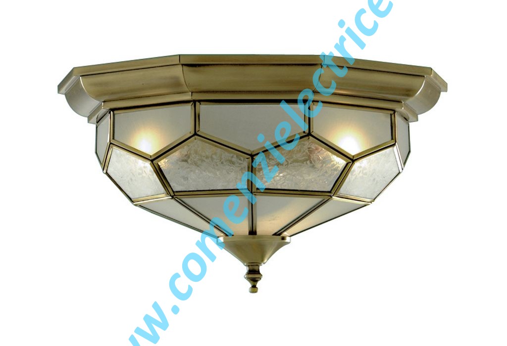 Plafoniera Flush 1243-12 aur antic E14 2x60W 