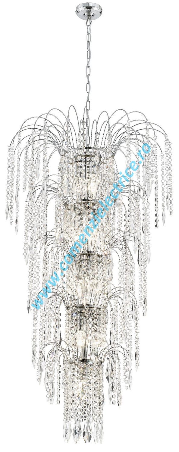 Candelabru Waterfall 1313-13CC crom 13x140W E14