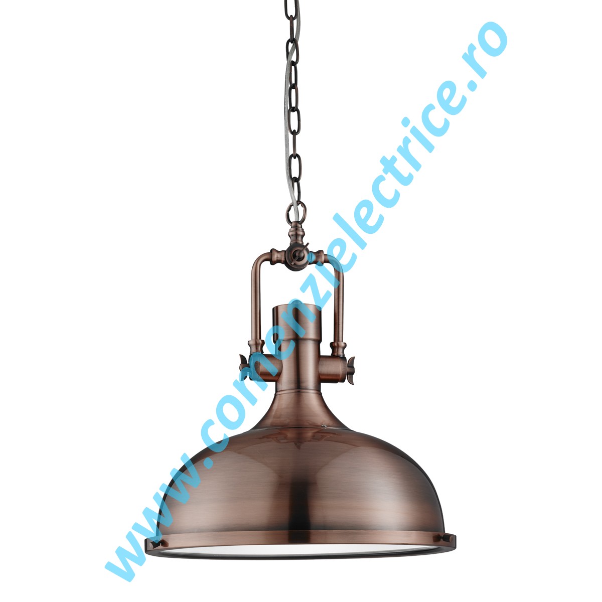 Pendul Industrial Pendants 1322CU cupru antic E27 60W