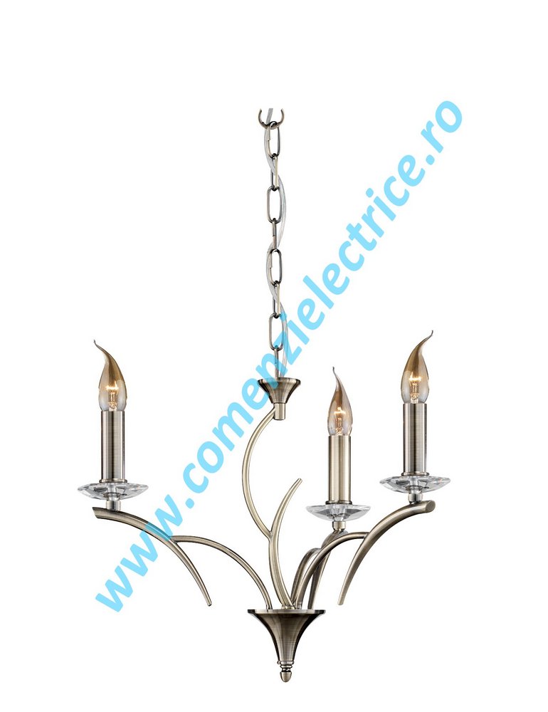 Lustra Stag bronz antic 3x42W E14