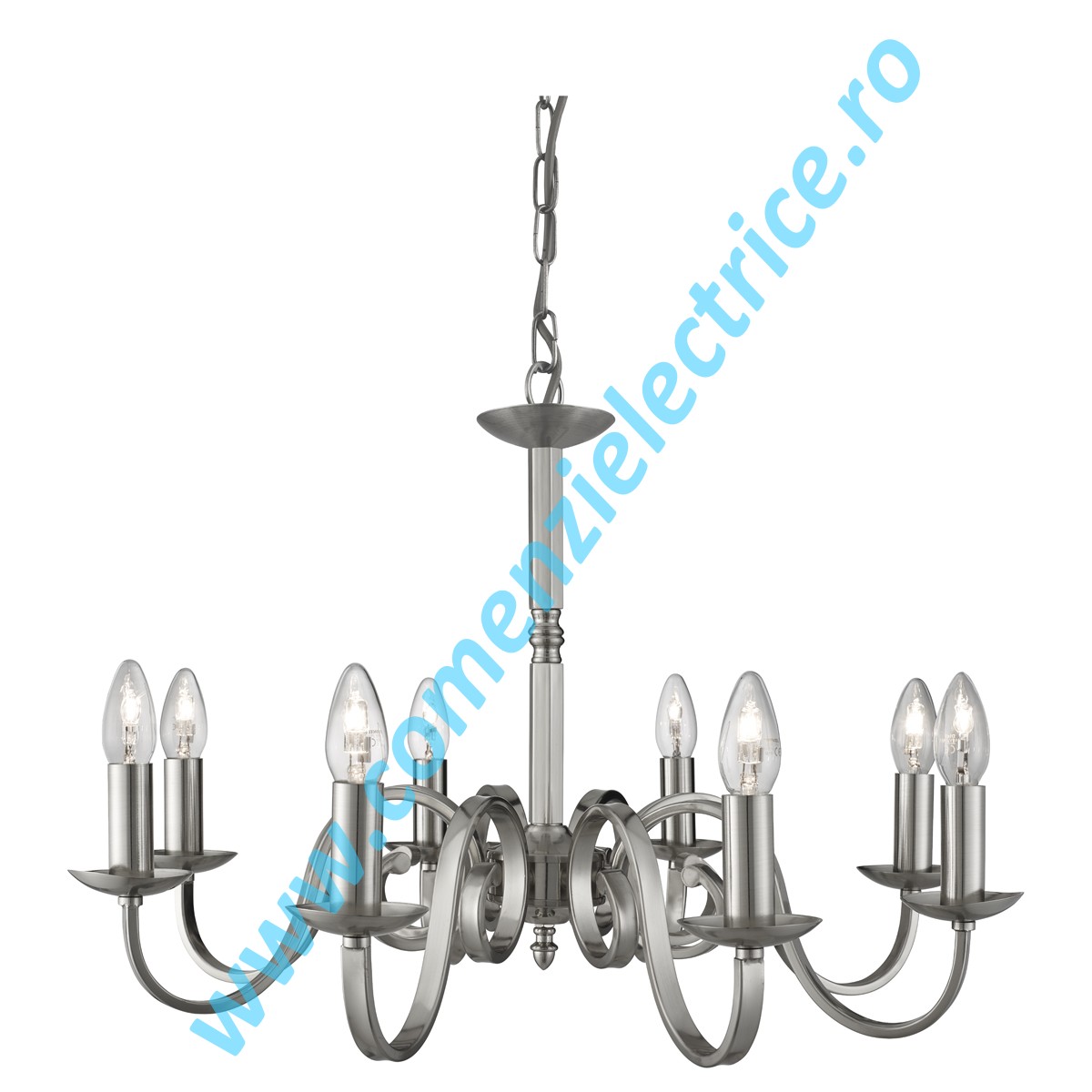 Candelabru Richmond 1508-8SS satin silver E14 8x60W
