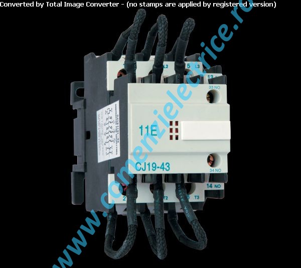 Contactor de actionare baterii de condensatoare CJ19-115 DPK 230V 115A 