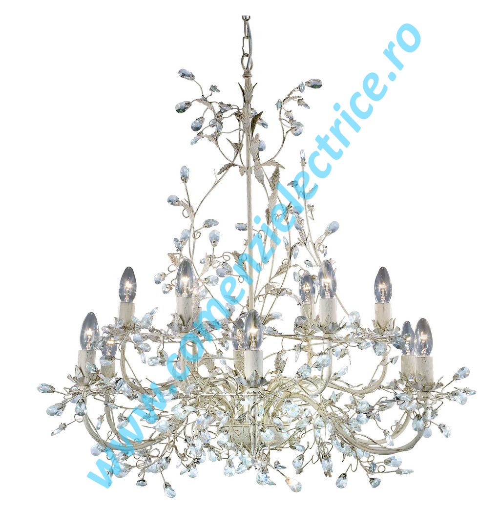 Lustra Almandite 24912-12CR crem 12x60W E14