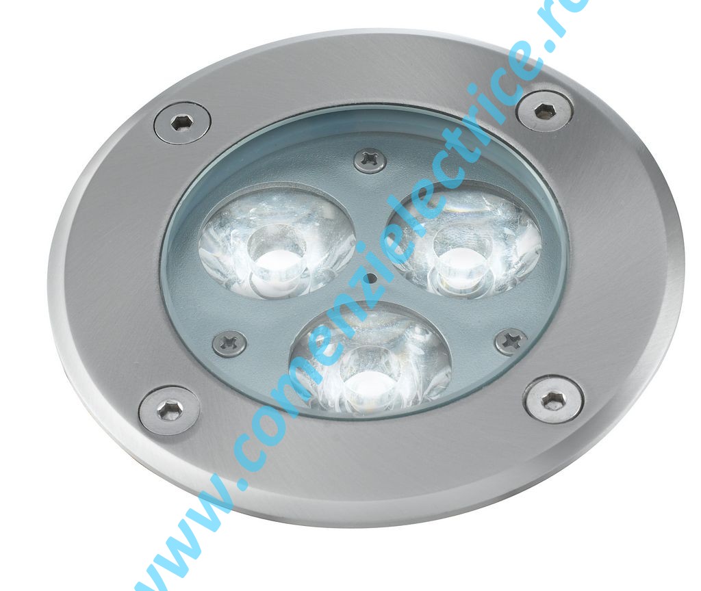 Spot Walkover 2505WH argintiu 3x1W 324LM lumina intermediara