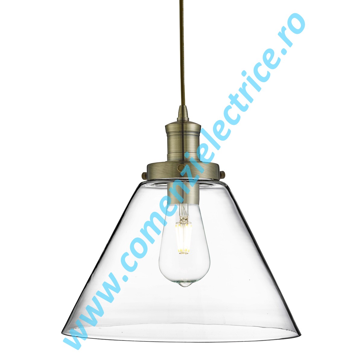 Pendul Pyramid 3228AB aur antic E27 60W