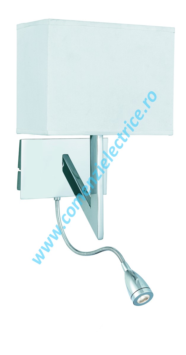 Aplica Adjustable Wall 3299CC crom E27 1x60W LED 1W 140LM lumina rece