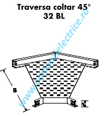 TRAVERSA COLTAR 45GR PENTRU PAT METALIC 300 MM