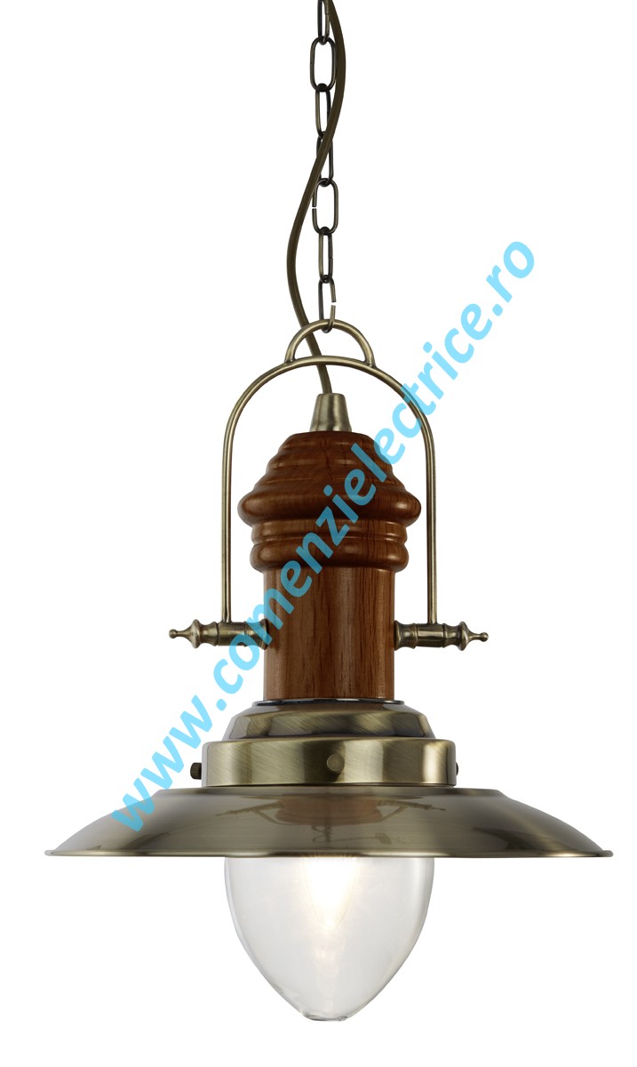 Pendul FIsherman 3301AB aur antic E27 60W