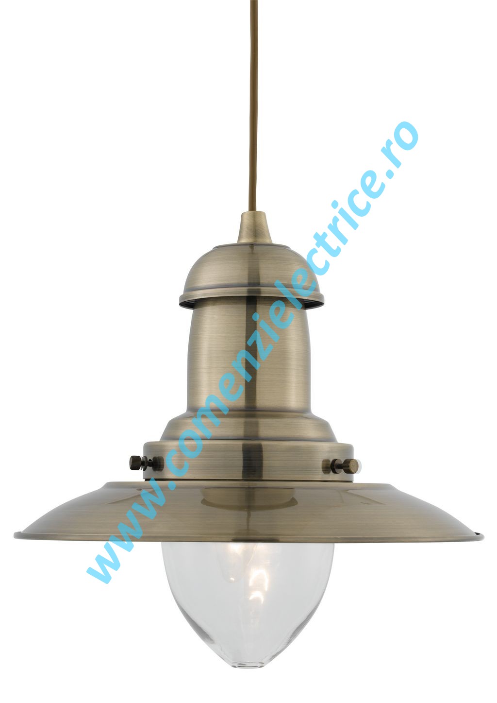 Pendul Fisherman 4301AB aur antic 1x60W E27