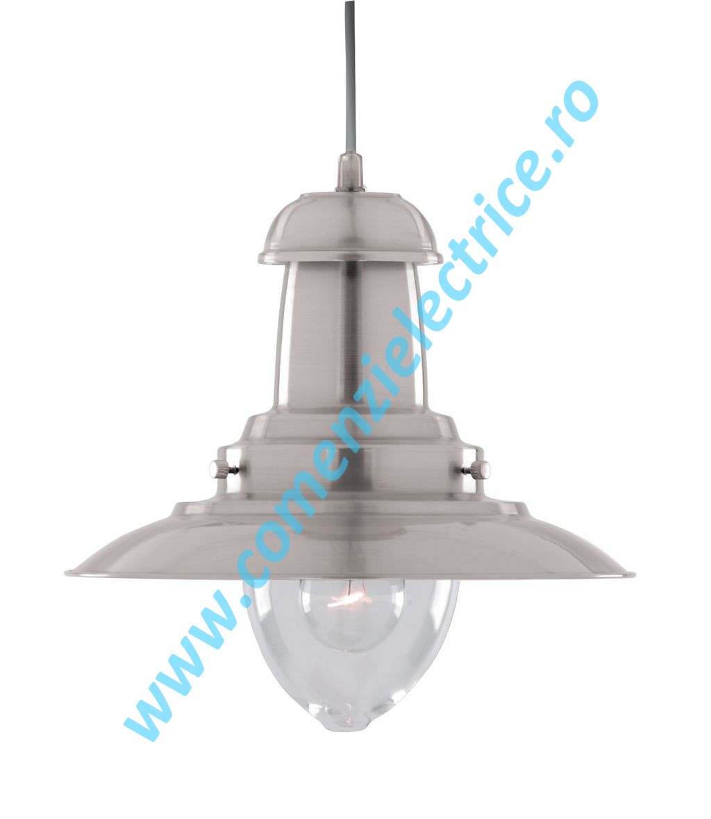 Pendul Fisherman 4301SS argint 1x60W E27