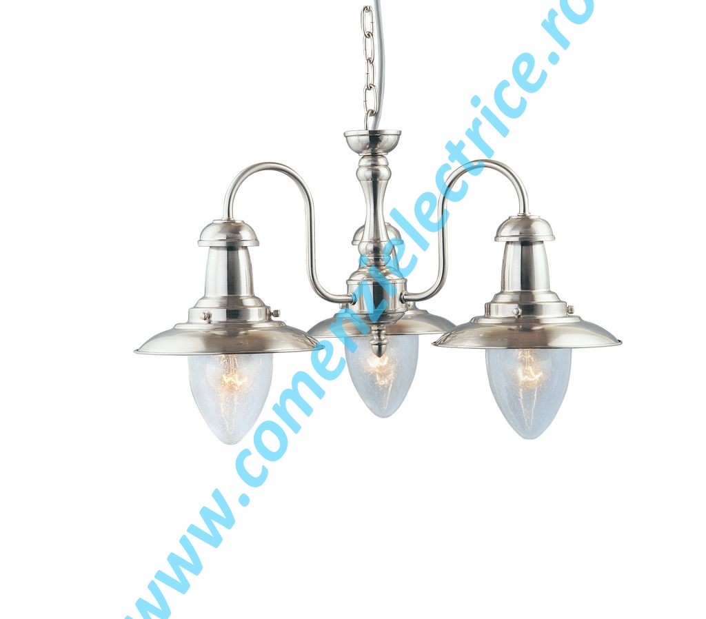 Lustra Fisherman 5333-3SS argint 3x60W E27