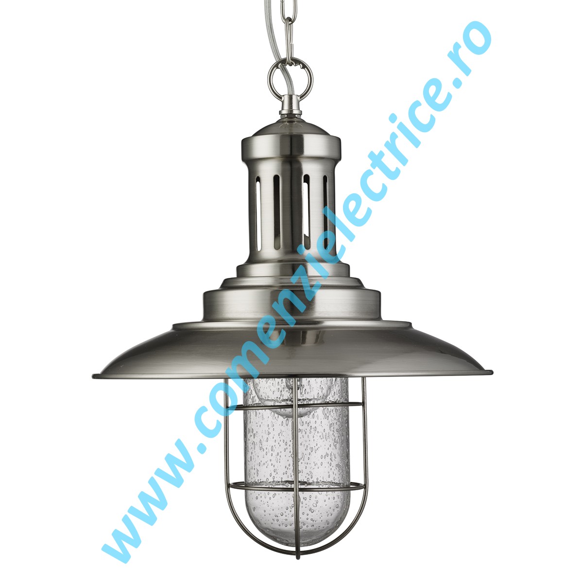 Pendul Fisherman 5401SS satin silver E27 40W
