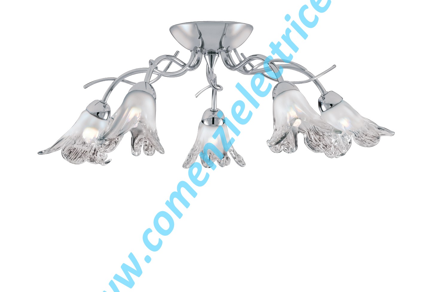 Plafoniera Lily crom 5x40W G9