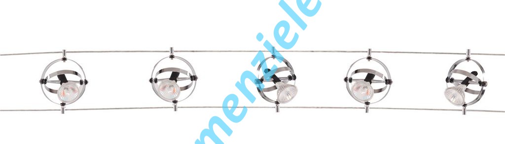 Spot Cable Kits argintiu 5x35W G5.3