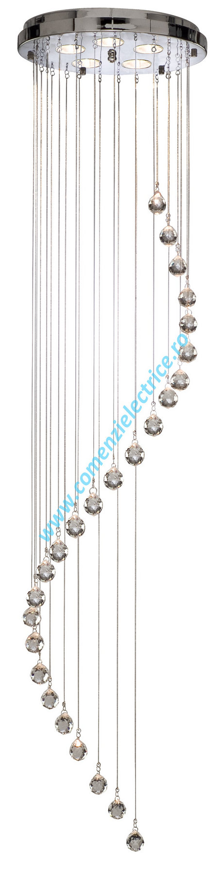 Pendul Hallway 5742CC crom 5x50W GU10