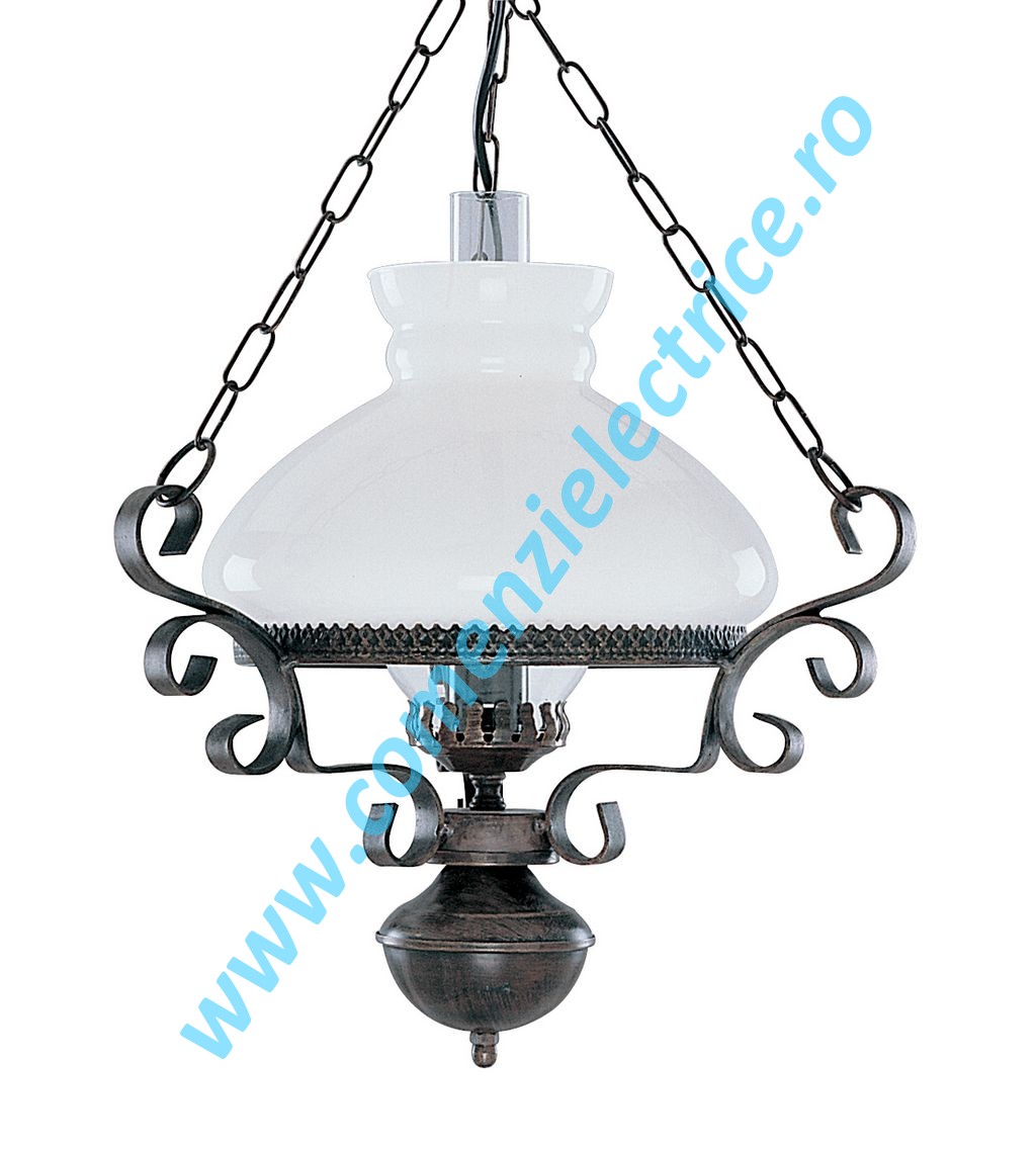Lustra Oil Lantern 576RU maro 1x60W E27