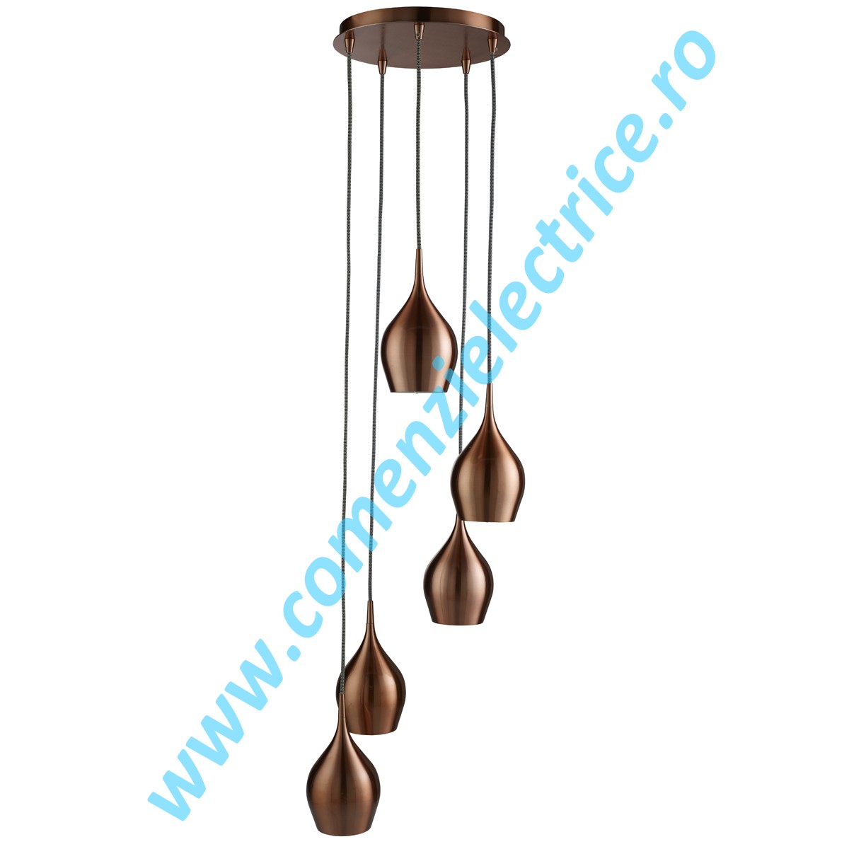 Pendul Vibrant 6465-5CU E14 5x40W