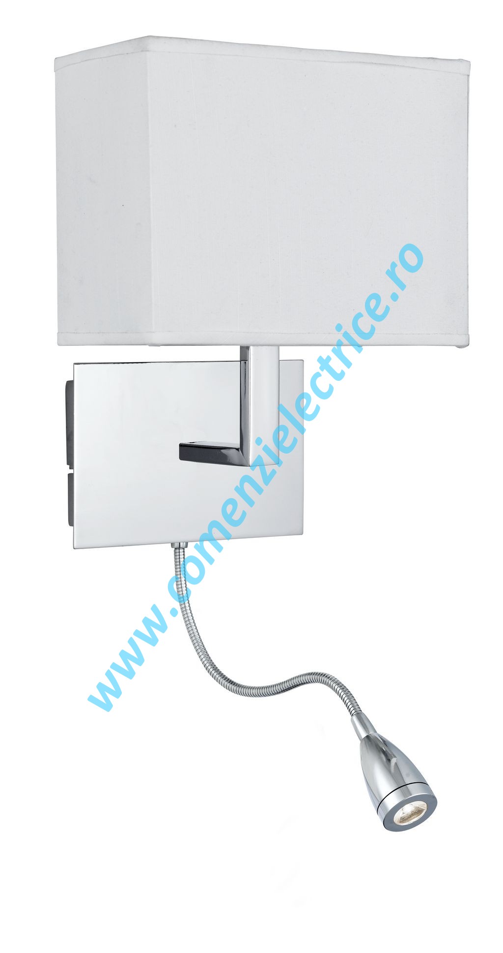 Aplica Adjustable Wall 6519CC crom E27 1x60W LED 1W 140LM lumina rece