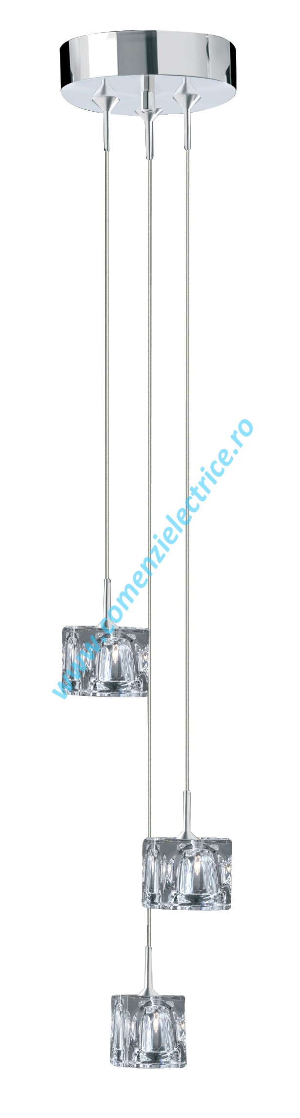 Pendul Ice Cube 6773-3 crom 3x20W G4