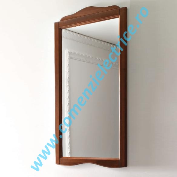 Oglinda baie rama lemn culoare nuc 63X116 cm gama Retro