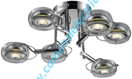 Plafoniere Luminee Led Crom 6x5W