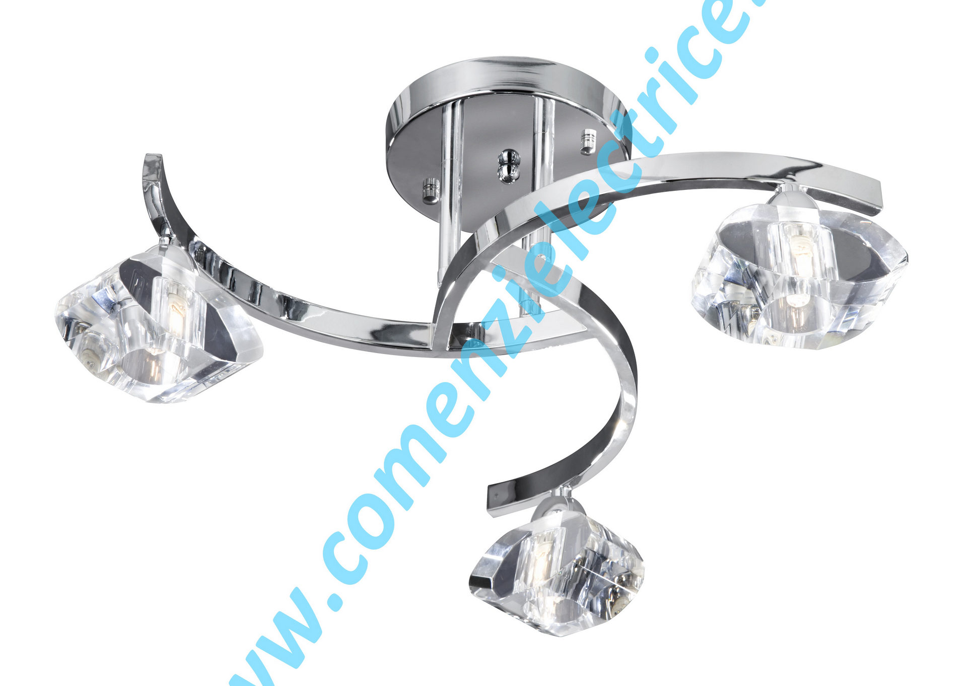 Plafoniera Sculptured Ice 8083-3CC 3x40W G9