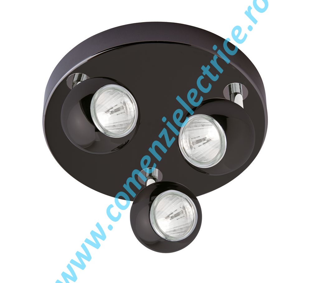 Spot Eyeball negru 3x40W G9