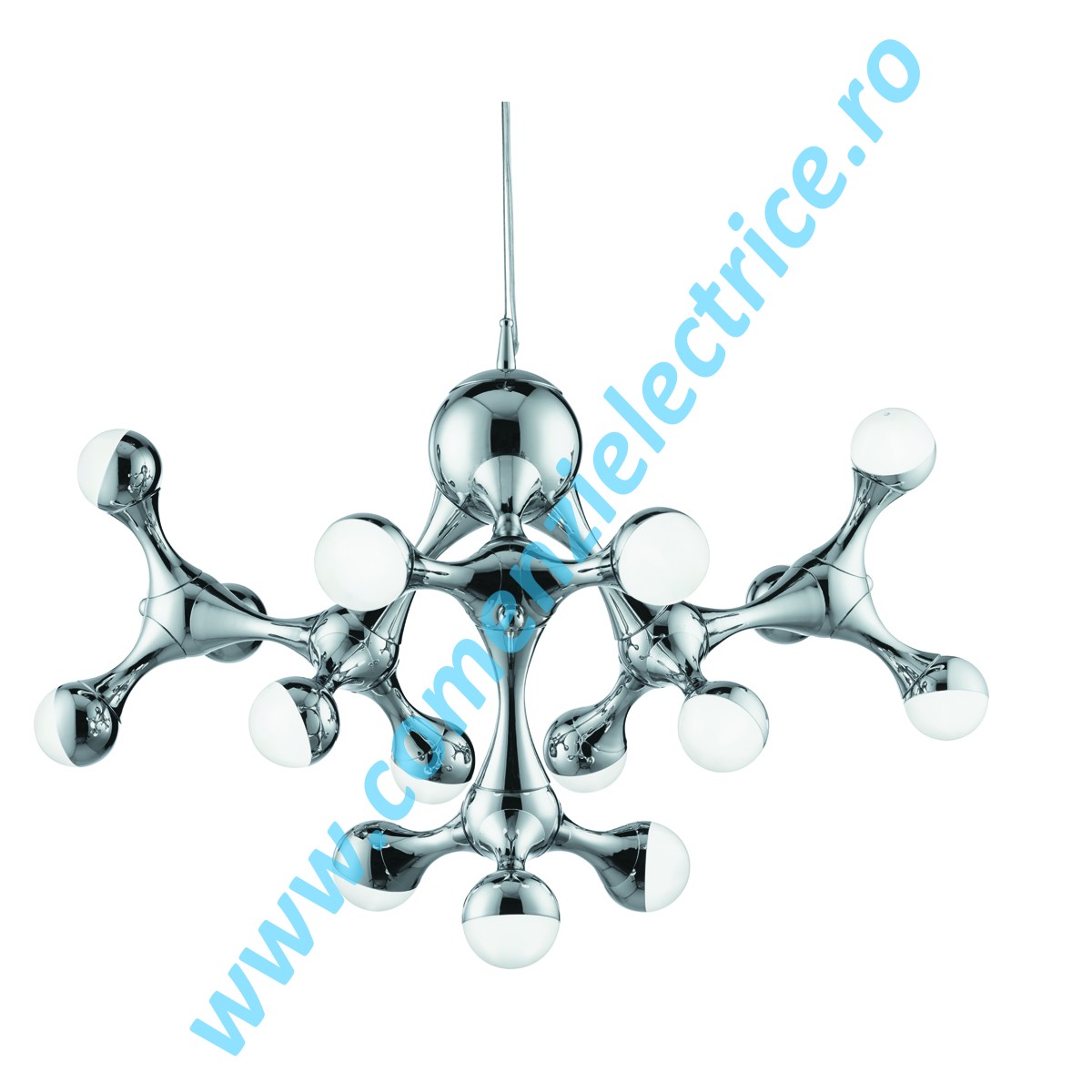 Lustra D.N.A. 87115-15CC crom LED 38W 3000LM lumina calda