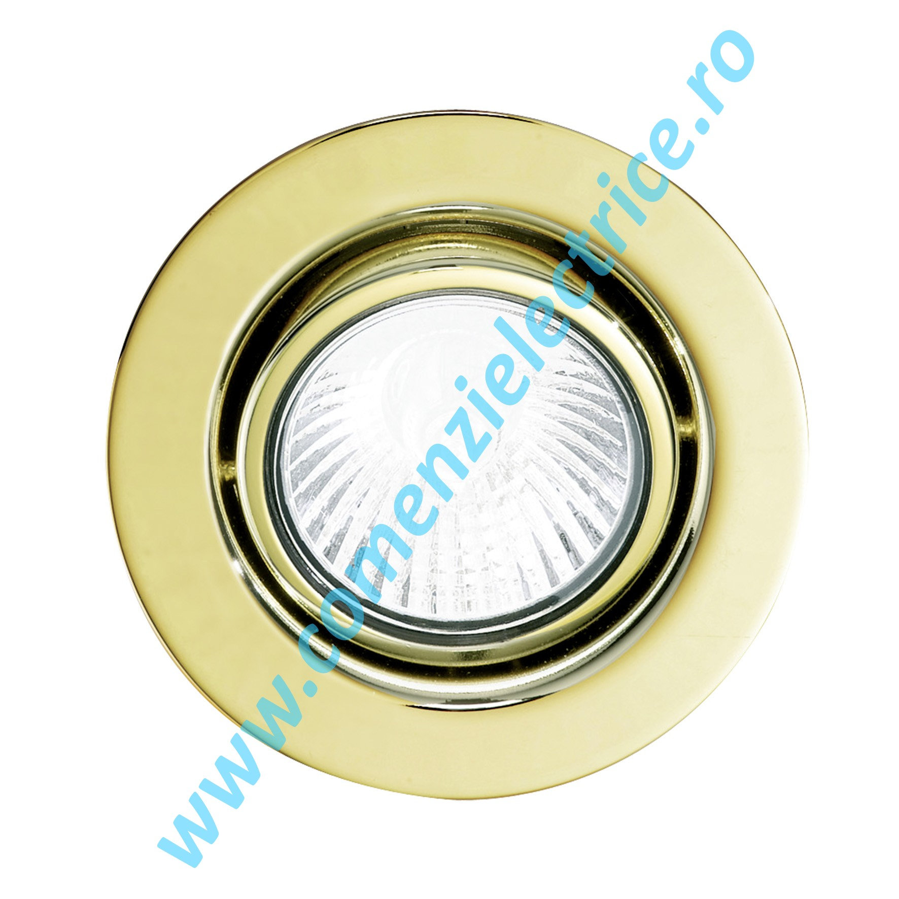 Spot incastrabil EINBAUSPOT GU10, GU10 1x50W, auriu, Corp de iluminat