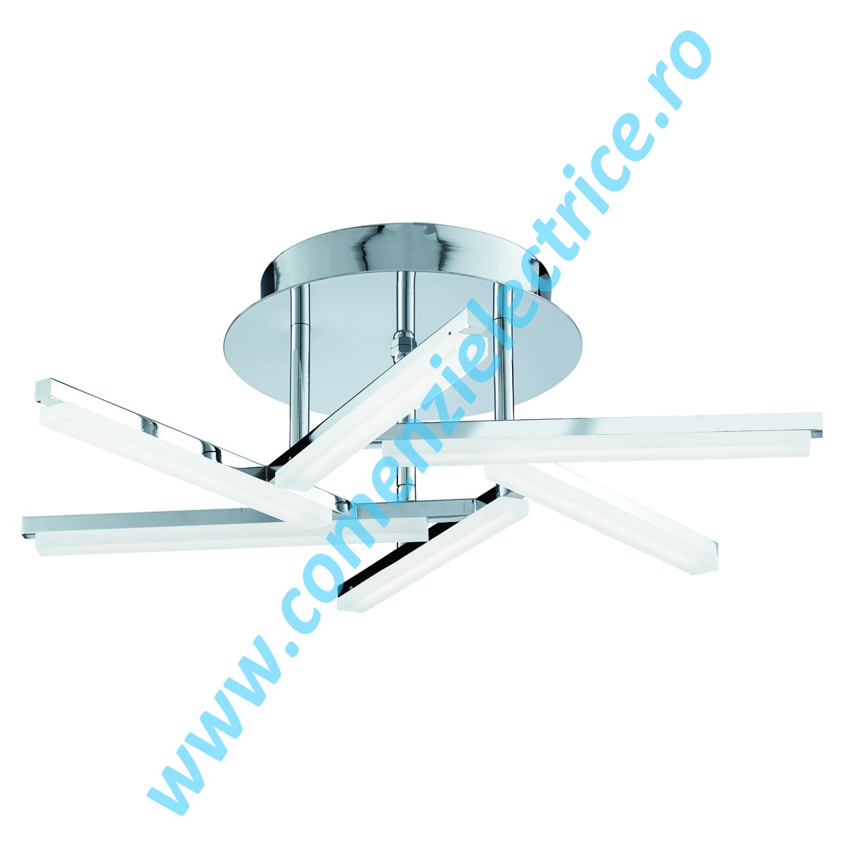 Plafoniera Solexa 9006-6CC crom LED 18W 1440LM lumina calda