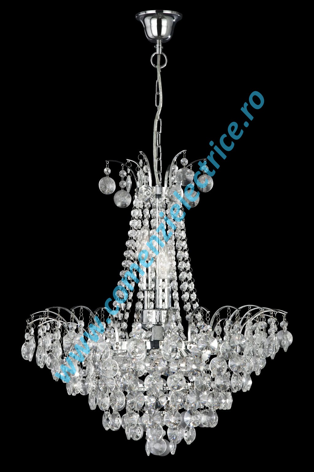 Candelabru Limoges 9071-52CC crom 6x40W E14