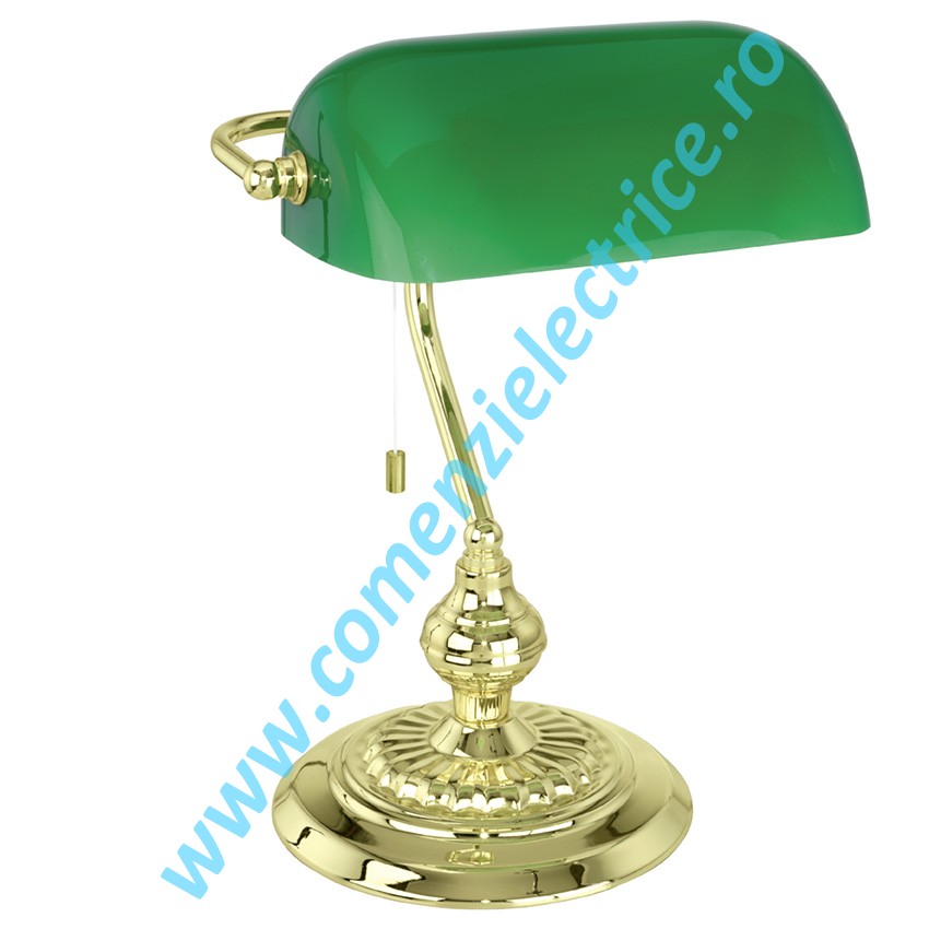 Veioza Banker 90967 verde-auriu E27 1x60W