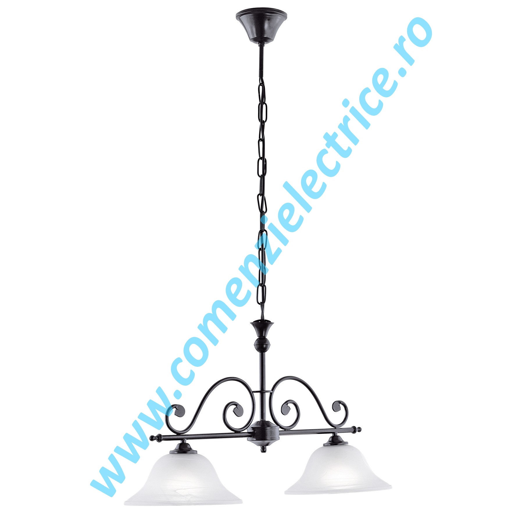 Lustra Murcia 91004 negru E27 2x60W