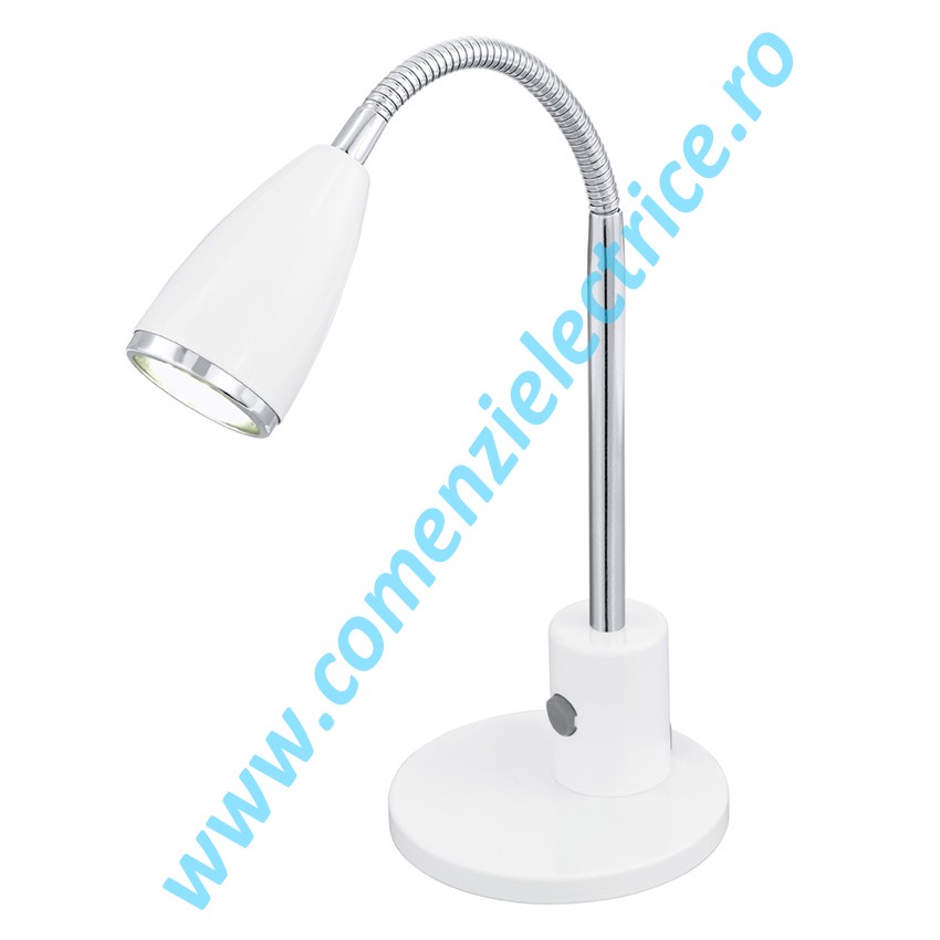 Veioza Fox 92872 alb-crom LED GU10 1x3W 200LM