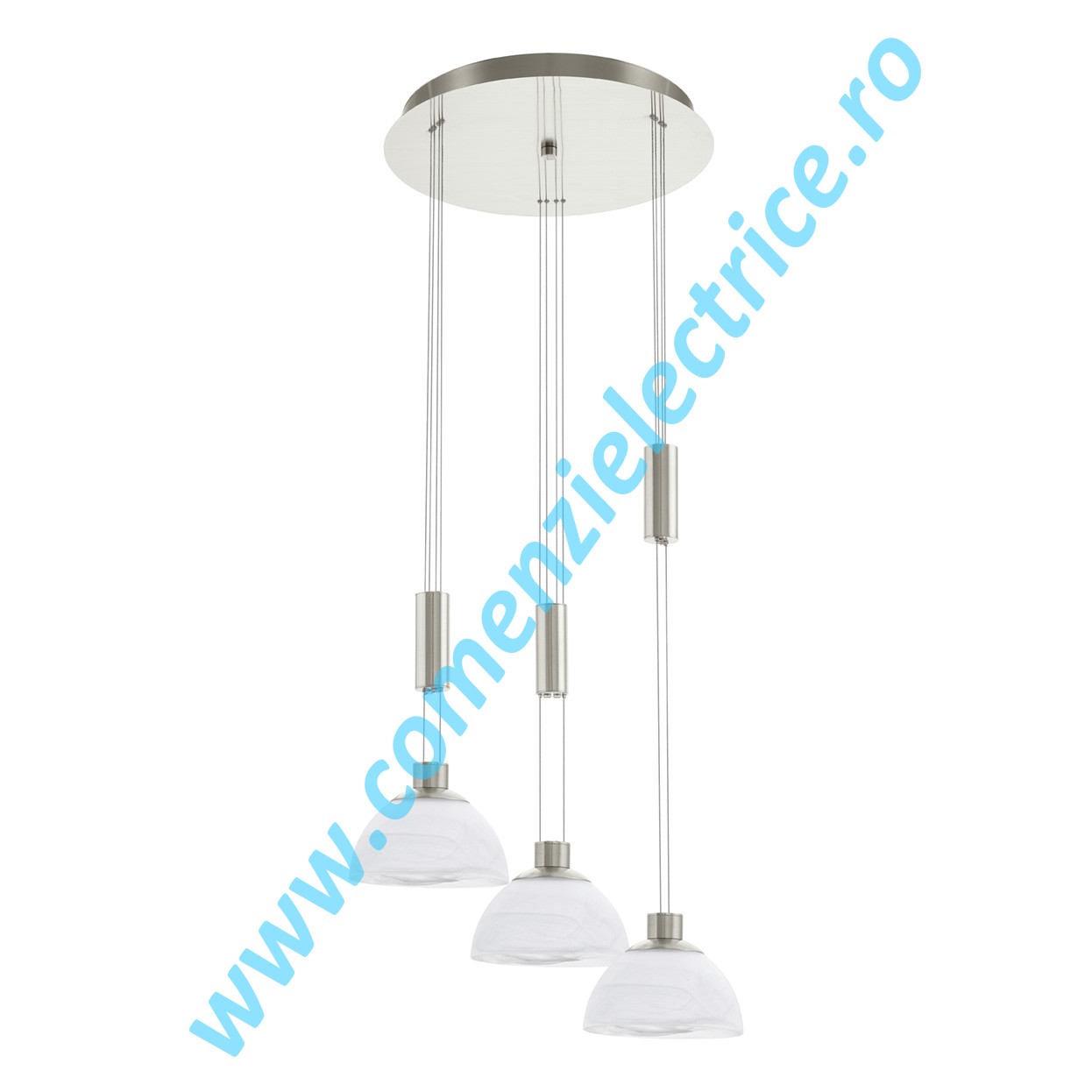 Pendul Montefio 93467 nichel satinat LED 3x6W 1380LM
