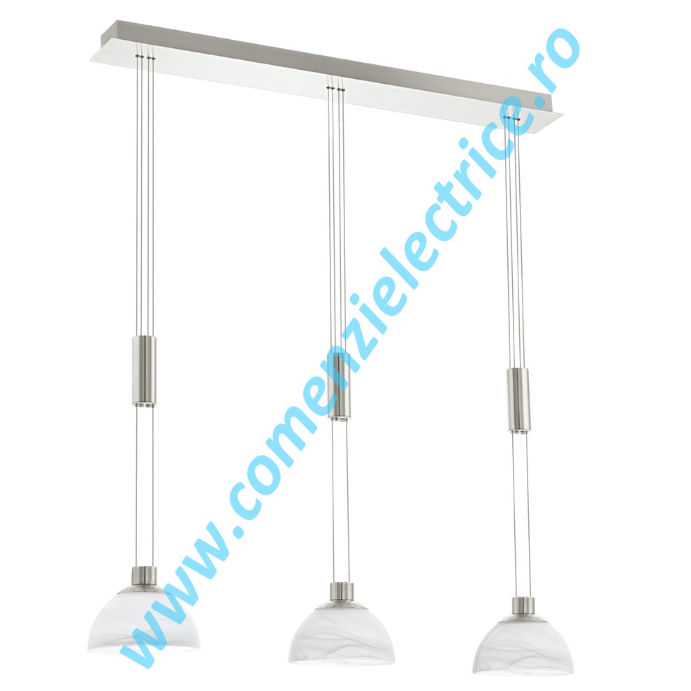 Pendul Montefio 93468 nichel satinat LED 3x6W 1380LM